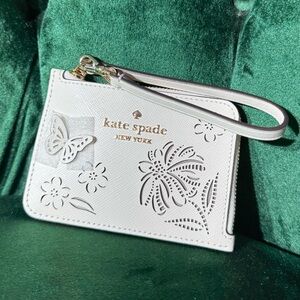Kate Spade Boxed Madison Perforated Small Wristlet